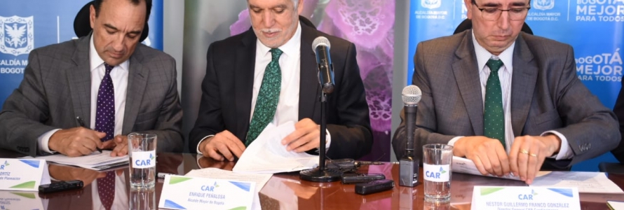 Alcalde Enrique Peñalosa - Secretario Distrital de Planeación Andrés Ortiz - Director CAR