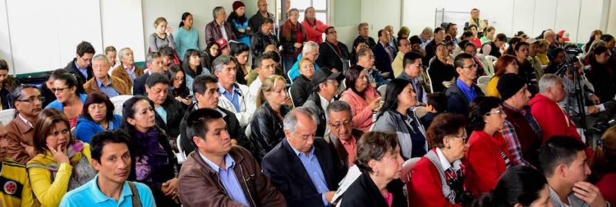 Imagen de archivo - ciudadanía asistente a evento