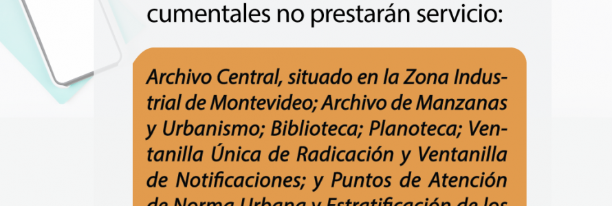 Viernes 29 de noviembre: Atención en puntos documentales