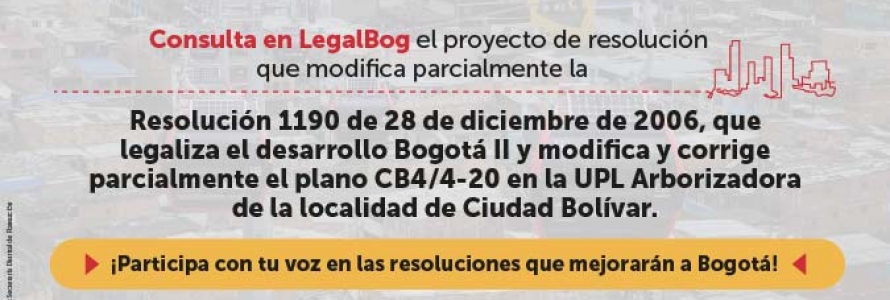 Panorámica de Bogotá