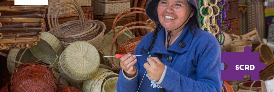 mujer campesina artesana