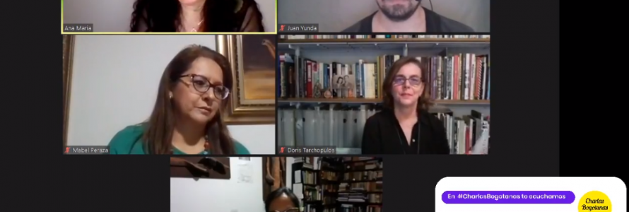 Captura de pantalla reunión virtual