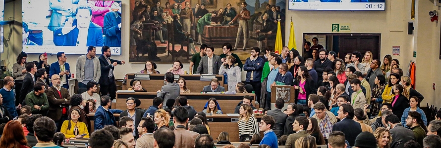 Segundo debate del Plan Distrital de Desarrollo ‘Bogotá Camina Segura en la plenaria del Concejo Distrital