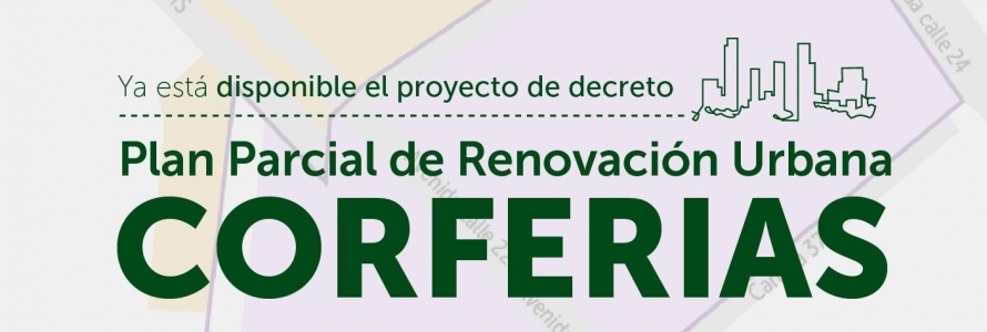 Plano Plan Parcial de Renovación Urbana Corferias