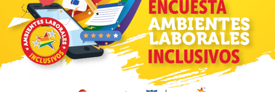 Telefono celular sobre arcoiris con los colores de la bandera LGBTI