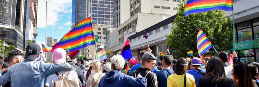marcha a favor de los derechos de las personas LGBTI