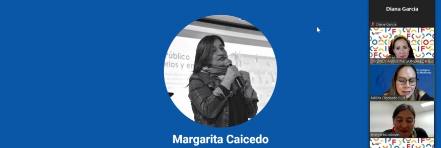 Subsecretaria de Planeación Territorial, Margarita Caicedo virtualmente en la cuarta edición del Programa Ciudades para la Infancia
