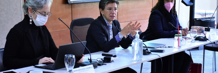 Secretaria de Planeación, María Mercedes jaramillo, Alcaldesa, Claudia López.