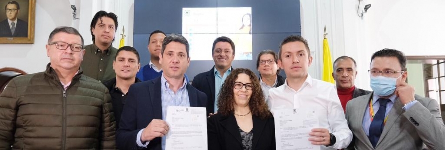Felipe Jiménez, Secretario de Gobierno durante la radicación del proyecto ante el Concejo de Bogotá