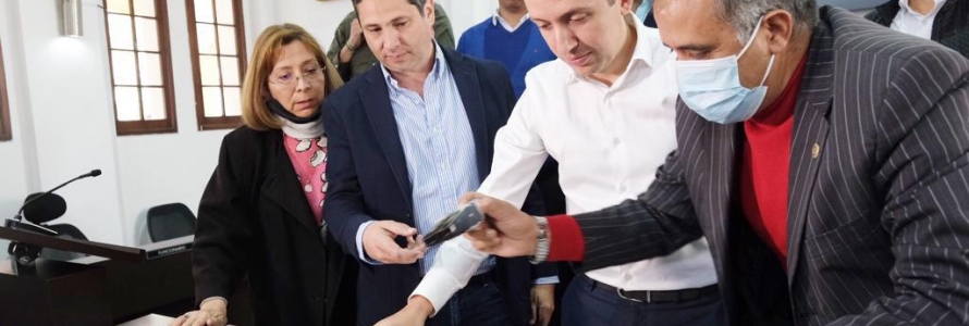 Felipe Jiménez, Secretario de Gobierno durante la radicación del proyecto ante el Concejo de Bogotá