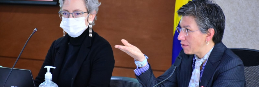 Secretaria de Planeación, María Mercedes jaramillo, Alcaldesa, Claudia López.