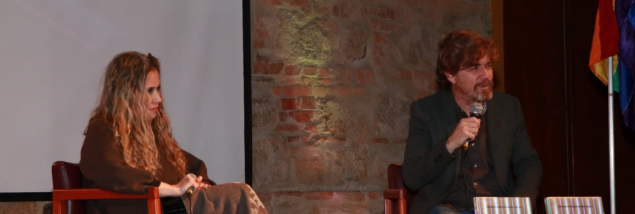 Nicolás Montero, Secretario de Cultura en  el lanzamiento del libro  “Mi Marcha. Historias de las movilizaciones LGBTI+ en Bogotá”. 