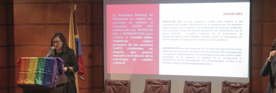Investigadores estudio "Violencia intrafamiliar y consecuencias del abandono en personas de los sectores LGBTI"
