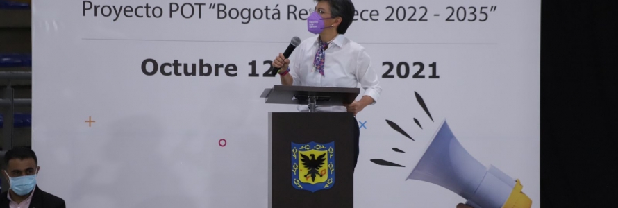 Alcaldesa de Bogotá, Claudia Lópes en el Cabildo abierto POT, Palacio de los Deportes