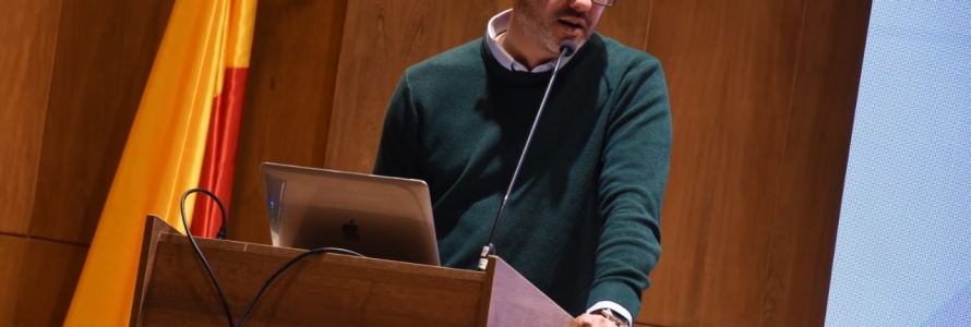 Andrés Acosta, Subsecretarío de Información, en el evento ‘Encuesta Multipropósito: una década de transformación’