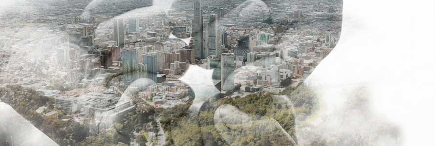 Panorámica Bogotá desde los cerros.