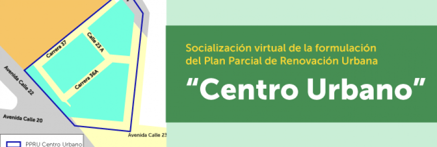 Plano Plan Parcial de Renovación Urbana "Centro Urbano"