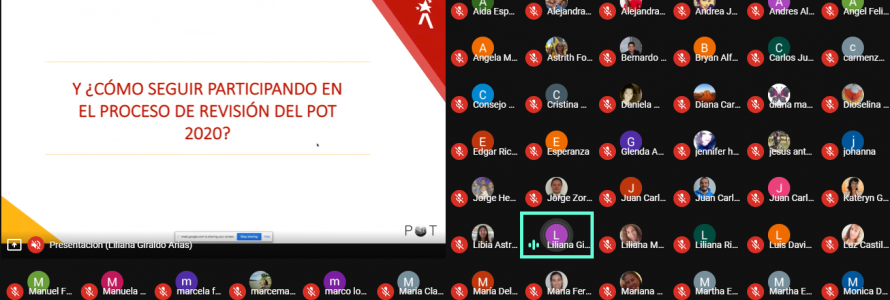 Localidades de Bogotá aportan al POT