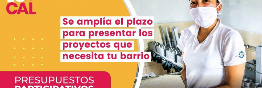 Invitación presupuestos participativos