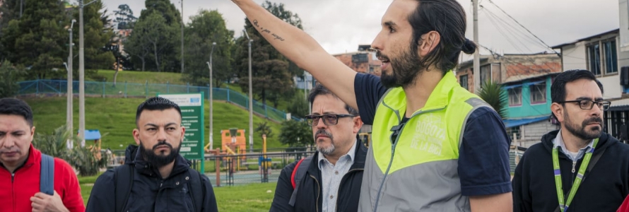 Funcionarios del Distrito en recorrido por la Unidad de Planeamiento Local – UPL, Centro Histórico