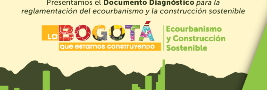 silueta cerros orientales y edificaciones Bogotá