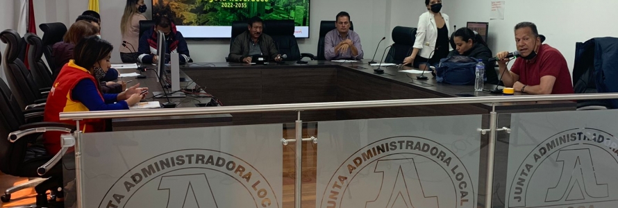 Socialización del Decreto 555 de 2021 a la Junta Administradora Local de Bosa
