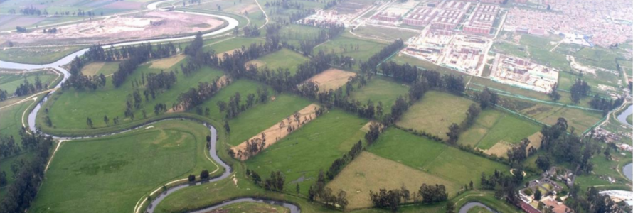 Fotografía aerea del Plan Parcial La Marlene