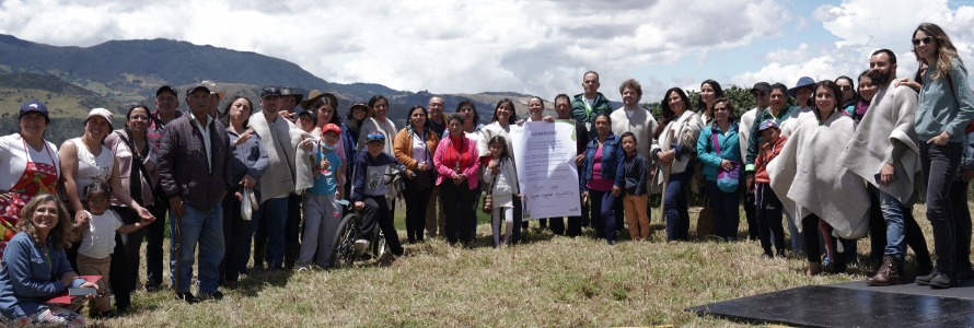 Comunidad campesina de la localidad de Usme