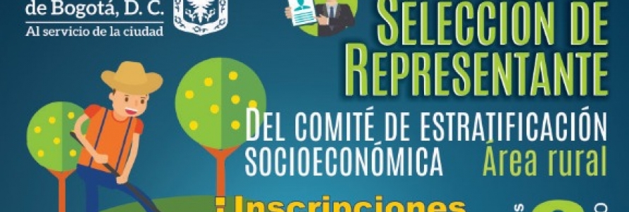 Selección representante del Comité de estratificación socioeconómica área rural