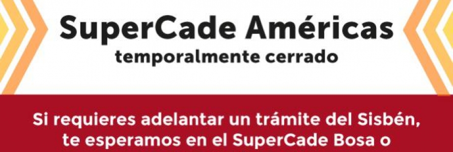 Información importante para usuarios del SuperCade Américas