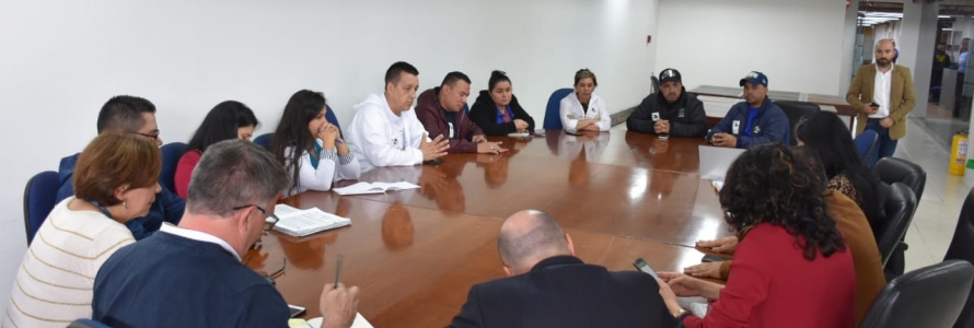 Reunión con representantes bodegas de reciclaje