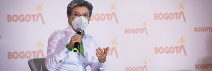 Alcaldesa de Bogotá, Claudia López en rendición de cuentas