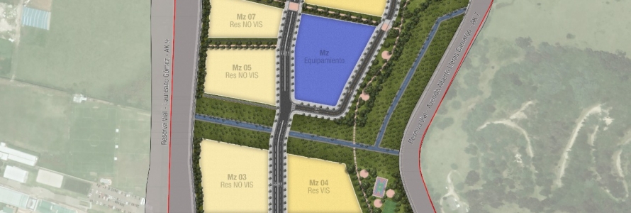 Plano Plan Parcial de Desarrollo Tibabita