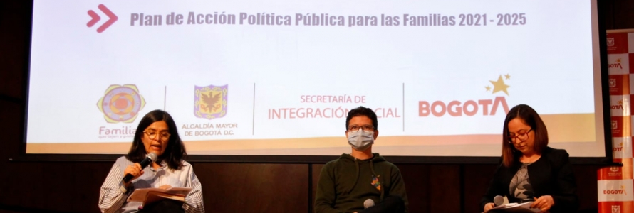 Presentación del Plan de Acción de la Política Pública para las Familias 2021- 2025, realizado en la Universidad Santo Tomás.