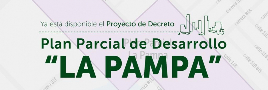 Plano Plan Parcial de Renovación Urbana La Pampa