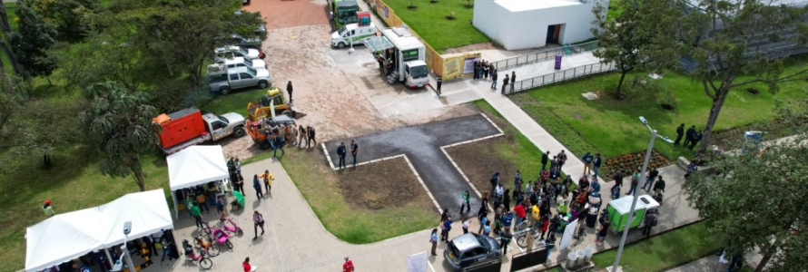 Foto aerea parque