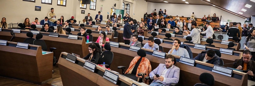 votación del Plan Distrital de Desarrollo ‘Bogotá Camina Segura’ en el Concejo Distrital