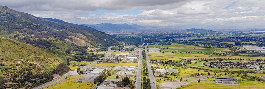 Panorámica de Las Flores, en la localidad de Usaquén, norte de Bogotá. 