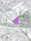 Imagen satelital que contiene la delimitación y localización del PPRU Centro Urbano