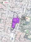 Imagen satelital que contiene la delimitación y localización del PPRU Centro Empresarial Ecopetrol CEE