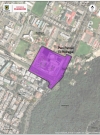 Imagen satelital que contiene la delimitación y localización del PPD "El Pedregal"