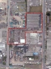 Imagen aérea satelital, con el polígono de intervención del Plan de Implantación.