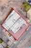 Imagen aérea satelital, con el polígono de intervención del Plan de Regularización y Manejo 