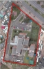 Imagen aérea satelital, con el polígono de intervención del Plan de Regularización y Manejo 