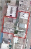Imagen aérea satelital, con el polígono de intervención del Plan de Implantación 
