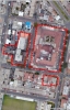 Imagen aérea satelital, con el polígono de intervención del Plan de Regularización y Manejo 