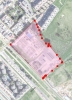 Imagen satelital con el polígono de intervención del Plan de Regularización y Manejo