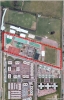 Imagen aérea satelital, con el polígono de intervención del Plan de Regularización y Manejo 