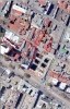 Imagen aérea satelital, con el polígono de intervención del Plan de Regularización y Manejo 
