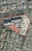 Imagen aérea satelital, con el polígono de intervención del Plan de Regularización y Manejo 